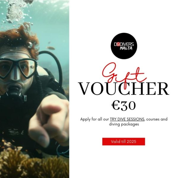 gift voucher buceo malta 30 euros